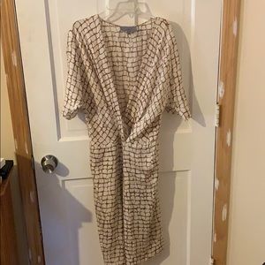 Snake print dress